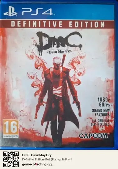 DmC: Devil May Cry PlayStation 4, Portugal box front