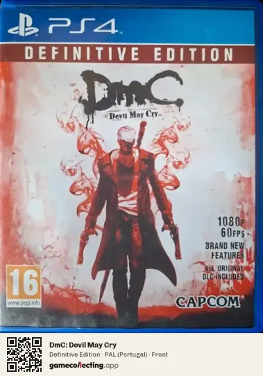 DmC: Devil May Cry PlayStation 4, Portugal box front