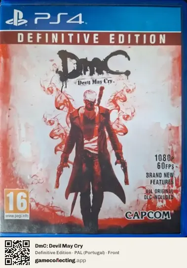 DmC: Devil May Cry PlayStation 4, Portugal box front