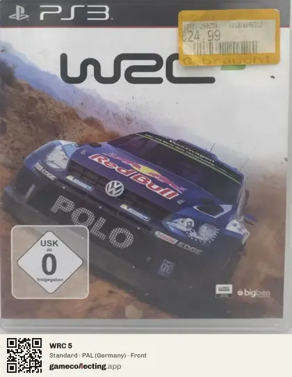 WRC 5 PlayStation 3, Germany box front