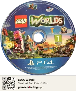 LEGO Worlds PlayStation 4, PAL disc