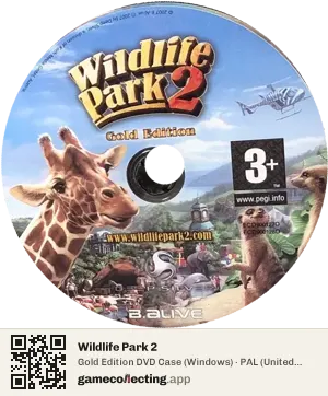 Wildlife Park 2 Computer, PAL disc