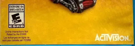 Skylanders: SuperChargers, the ESRB box on its front