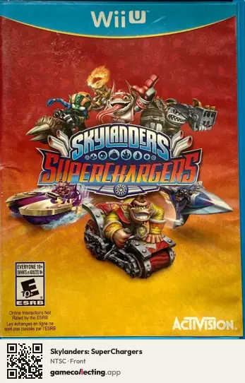 Skylanders: SuperChargers Nintendo Wii U, NTSC box front