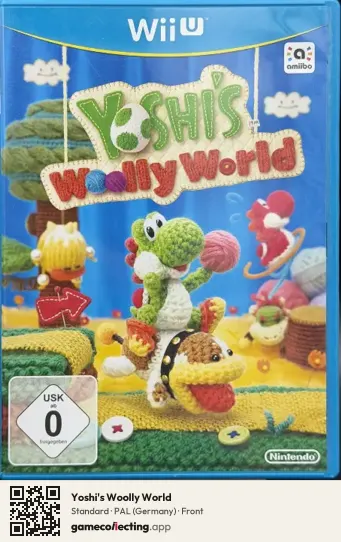 Yoshi's Woolly World Nintendo Wii U, Germany box front