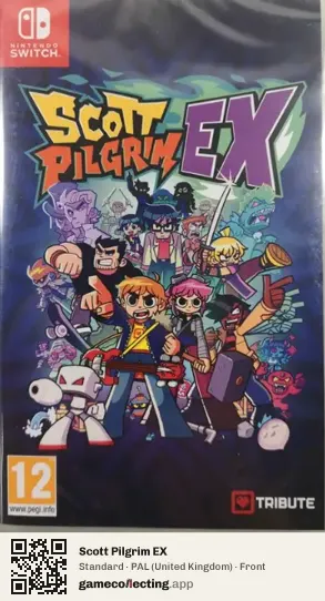 Scott Pilgrim EX Nintendo Switch, United Kingdom box front