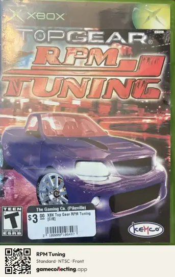 RPM Tuning Xbox, NTSC box front
