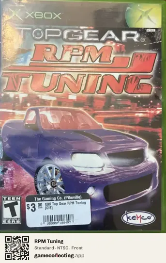 RPM Tuning Xbox, NTSC box front