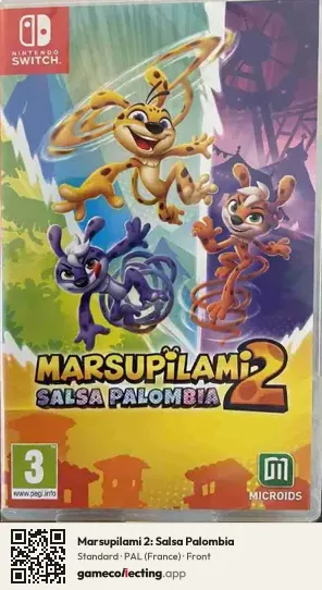 Marsupilami 2: Salsa Palombia Nintendo Switch, France box front