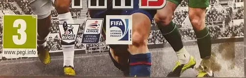 FIFA 13, the PEGI square on its front