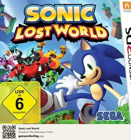 Sonic Lost World Nintendo 3DS, Germany box front