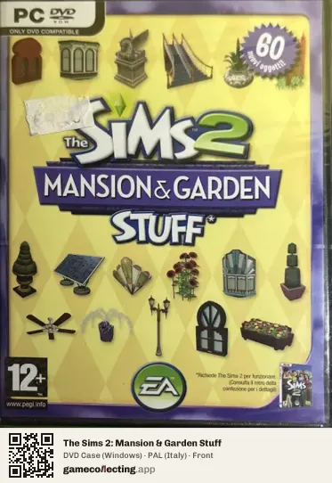 The Sims 2: Mansion & Garden Stuff Computer, Italy box front