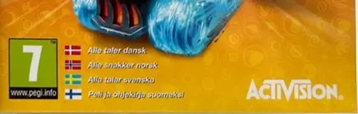 Skylanders: SuperChargers, the PEGI square on its front