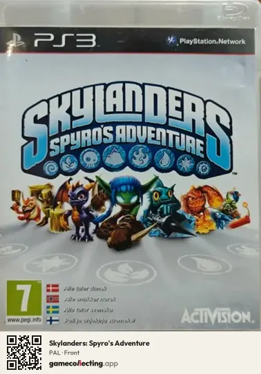 Skylanders: Spyro's Adventure PlayStation 3, PAL box front
