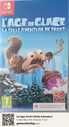 Ice Age: Scrat's Nutty Adventure Nintendo Switch, France box front