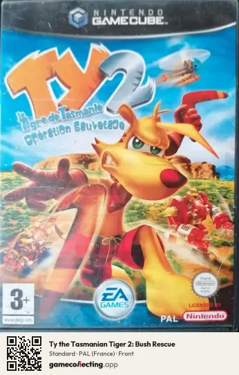 Ty the Tasmanian Tiger 2: Bush Rescue Nintendo GameCube, France box front
