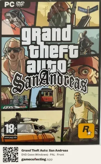 Grand Theft Auto: San Andreas Computer, PAL box front
