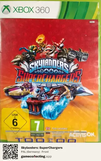 Skylanders: SuperChargers Xbox 360, Germany box front