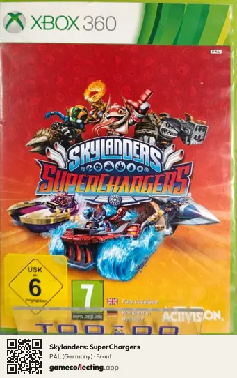 Skylanders: SuperChargers Xbox 360, Germany box front