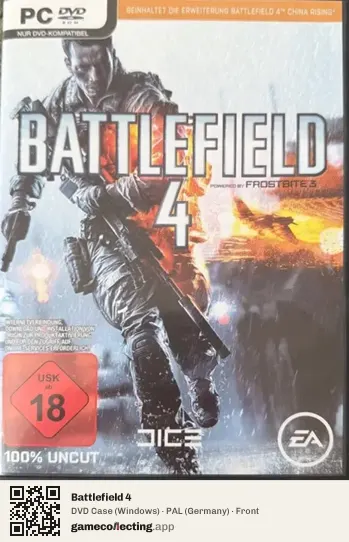 Battlefield 4 Computer, Germany box front