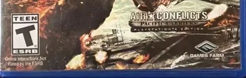 Air Conflicts Double Pack, the ESRB box on its front