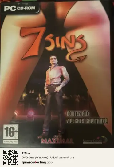 7 Sins Computer, France box front