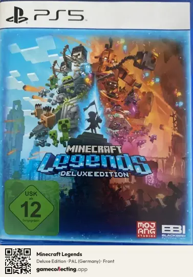 Minecraft Legends PlayStation 5, Germany box front