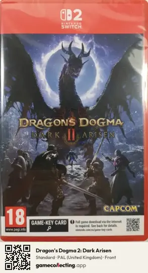 Dragon's Dogma 2: Dark Arisen Nintendo Switch 2, United Kingdom box front