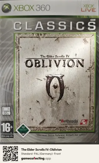The Elder Scrolls IV: Oblivion Xbox 360, Germany box front