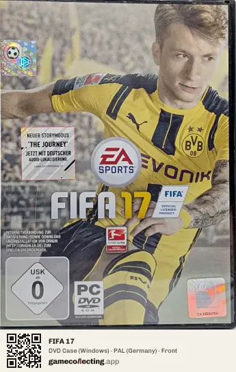 FIFA 17 Computer, Germany box front
