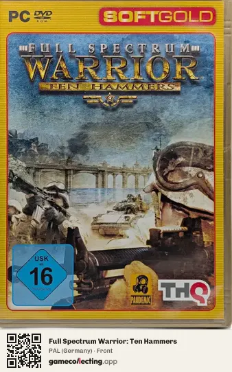 Full Spectrum Warrior: Ten Hammers Computer, Germany box front
