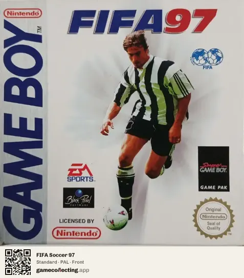 FIFA Soccer 97 Game Boy, PAL box front