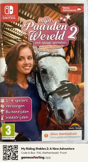 My Riding Stables 2: A New Adventure Nintendo Switch, Netherlands box front