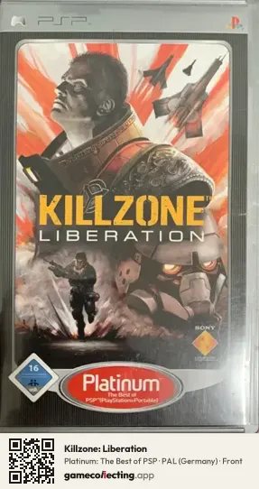 Killzone: Liberation PlayStation Portable, Germany box front