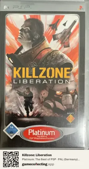 Killzone: Liberation PlayStation Portable, Germany box front