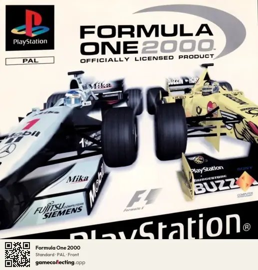 Formula One 2000 PlayStation, PAL box front