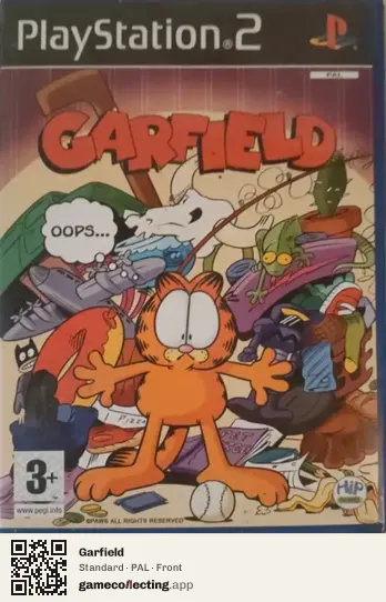 Garfield PlayStation 2, PAL box front