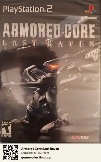 Armored Core: Last Raven PlayStation 2, NTSC box front