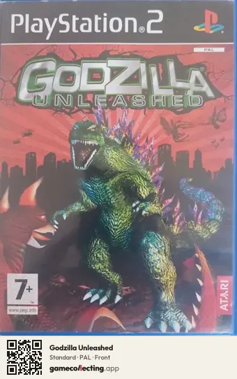 Godzilla Unleashed PlayStation 2, PAL box front