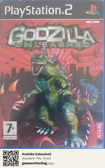 Godzilla Unleashed PlayStation 2, PAL box front