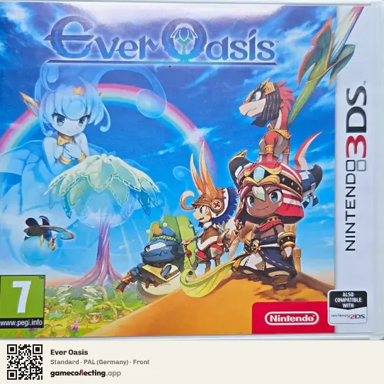 Ever Oasis Nintendo 3DS, Germany box front