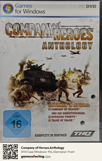 Company of Heroes Anthology Computer, Germany box front
