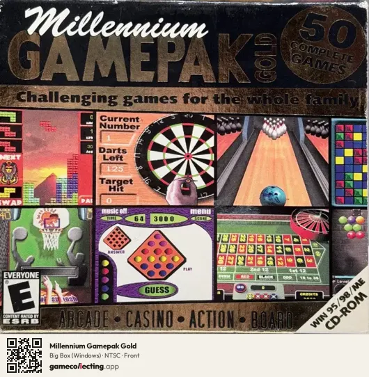 Millennium Gamepak Gold Computer, NTSC box front