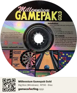 Millennium Gamepak Gold Computer, NTSC disc