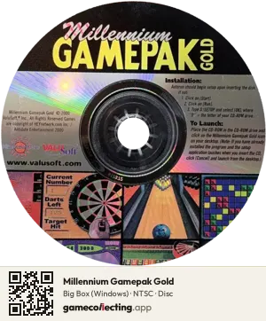 Millennium Gamepak Gold Computer, NTSC disc