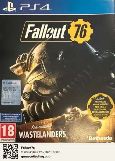Fallout 76 PlayStation 4, Italy box front