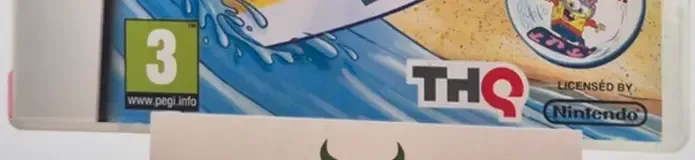 SpongeBob's Surf & Skate Roadtrip, the PEGI square on its front