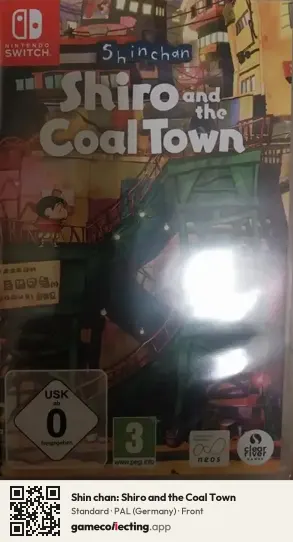 Shin chan: Shiro and the Coal Town Nintendo Switch, Germany box front
