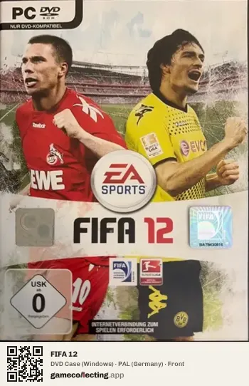 FIFA 12 Computer, Germany box front