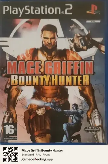 Mace Griffin Bounty Hunter PlayStation 2, PAL box front